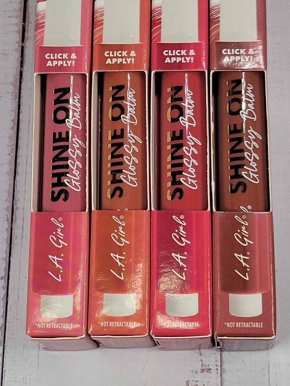 L.A. Girl Shine On Glossy Balm and L A. Girl Lip Liner Bundle NEW!